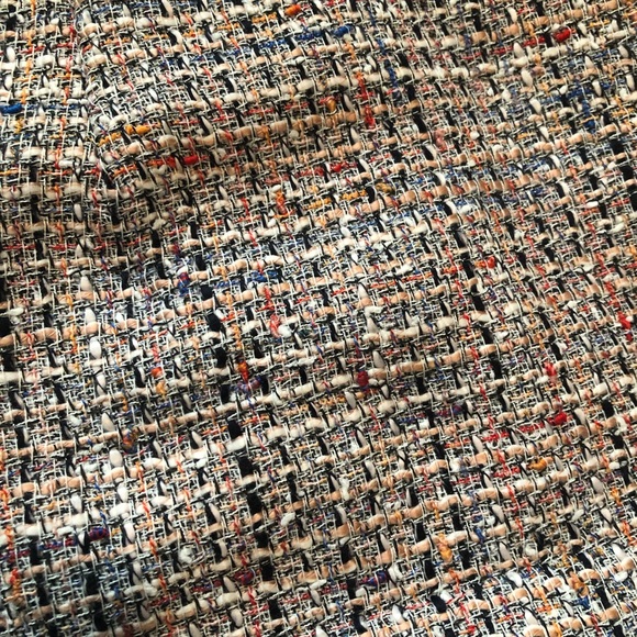 NWT LOFT Multi color tweed skirt size 0 - Picture 5 of 5